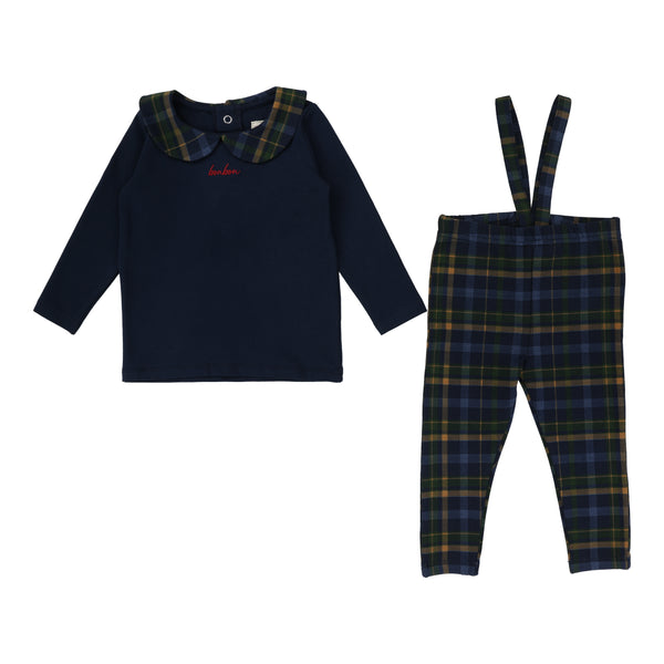 Analogie By Lil Legs Plaid Girls Set Plaid