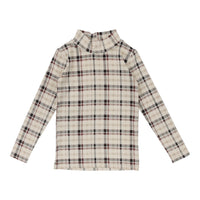 Lil Legs Printed Mockneck Light Plaid