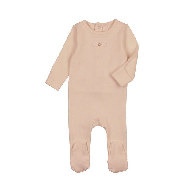 Lilette By Lil Legs Pointelle Circle Footie Pink