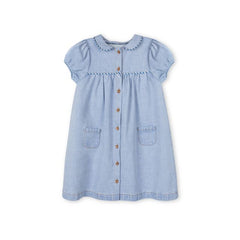 Madeleine Girls Denim Dress (short sleeves)