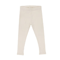 Lil Legs Ribbed Leggings Cream