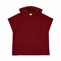 Bopop Red Terry Poncho - Anchor (Swimwear)
