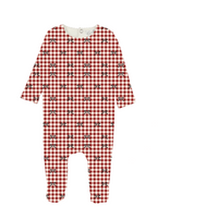 Bopop Gingham Bow Footies