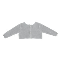 Lilette By Lil Legs Chunky Knit Shrug Pale Blue