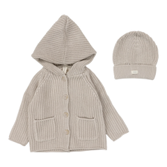 Lilette Chunky Cardigan Set - Classic - NATURAL/TAUPE