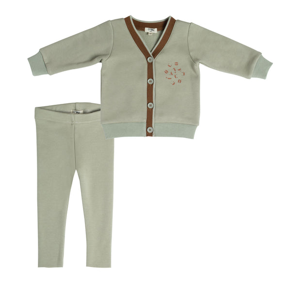 Crew Kids Sage Ciao Cardigan (DOES NOT COME WITH BOTTOM)