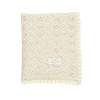 Bebe Organic Crochet Blanket Sand