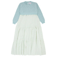 Miss Mini Pointelle Knit Shabbos Maxi