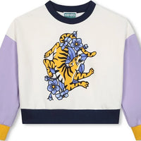 Kenzo Ivory Colorblock Sweatshirtt