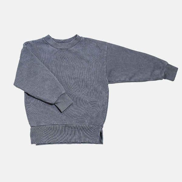 Booso Vintage Blue Simple Sweatshirt (301/ss24)