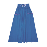 Analogie By Lil Legs Boating Crew Maxi Skirt - Fresh Blue
