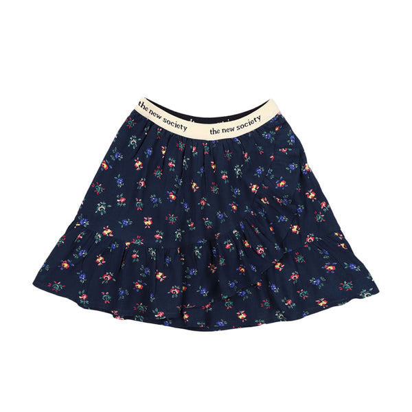 The New Society Mini Blossom Midnight Navy Moon Special Skirt