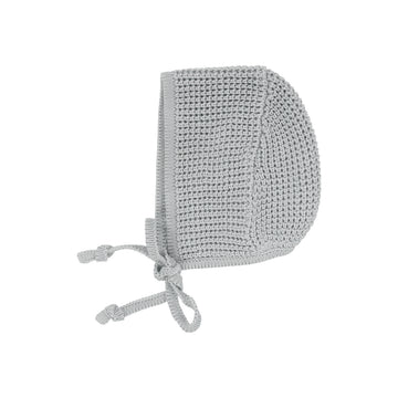 Lilette By Lil Legs Chunky Knit Bonnet Pale Blue
