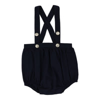 Analogie By Lil Legs Suspender Bubble Bloomers Navy