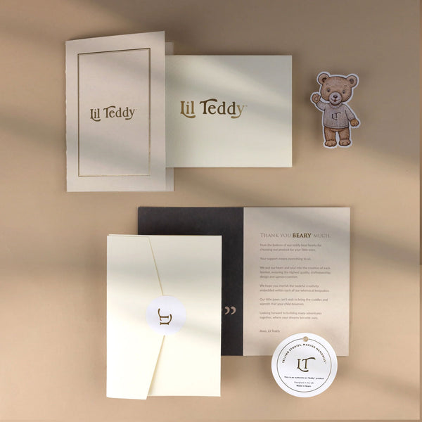 Lil Teddy Twinkle Twinkle Lil Bear Blueberry Biscuit Plush Blanket