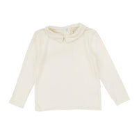 Lil Legs Collar Tee Cream