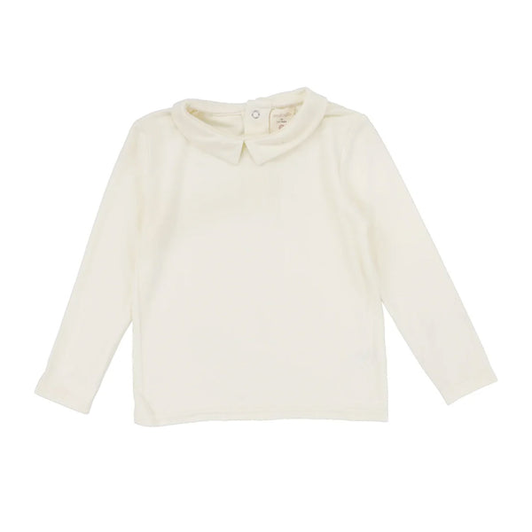 Lil Legs Collar Tee Cream