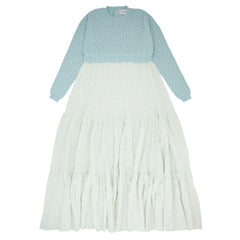 Miss Mini Pointelle Knit Shabbos Maxi Teen