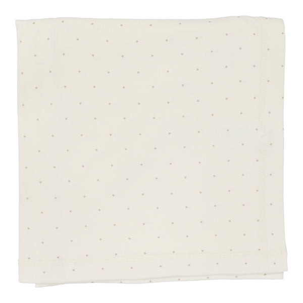 Lilette By Lil Legs Tiny Star Blanket Cream