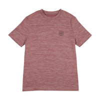 3 Buttons - AOAO Sports T-Shirt Soft Red Melange