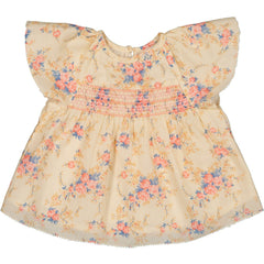 Louis Louise Cream Pepette Cotton Veil Bouquet Tunic