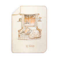 Lil Teddy Twinkle Twinkle Lil Bear Vanilla Bean Plush Blanket