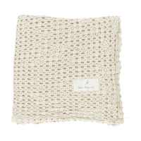 Bebe Organic Waffle Blanket Natural