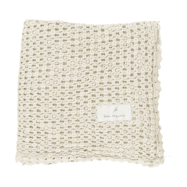 Bebe Organic Waffle Blanket Natural