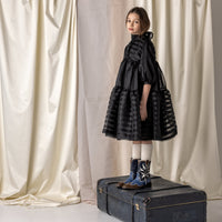 Mummymoon Black Striped Organza Elanie Dress