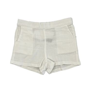Noma White Elasticated Waist Shorts (NBM723)