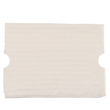 Lilette By Lil Legs Pointelle Knit Blanket Cream