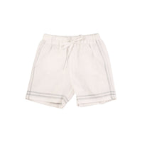 Belati White Stitch Shorts (BBM563)