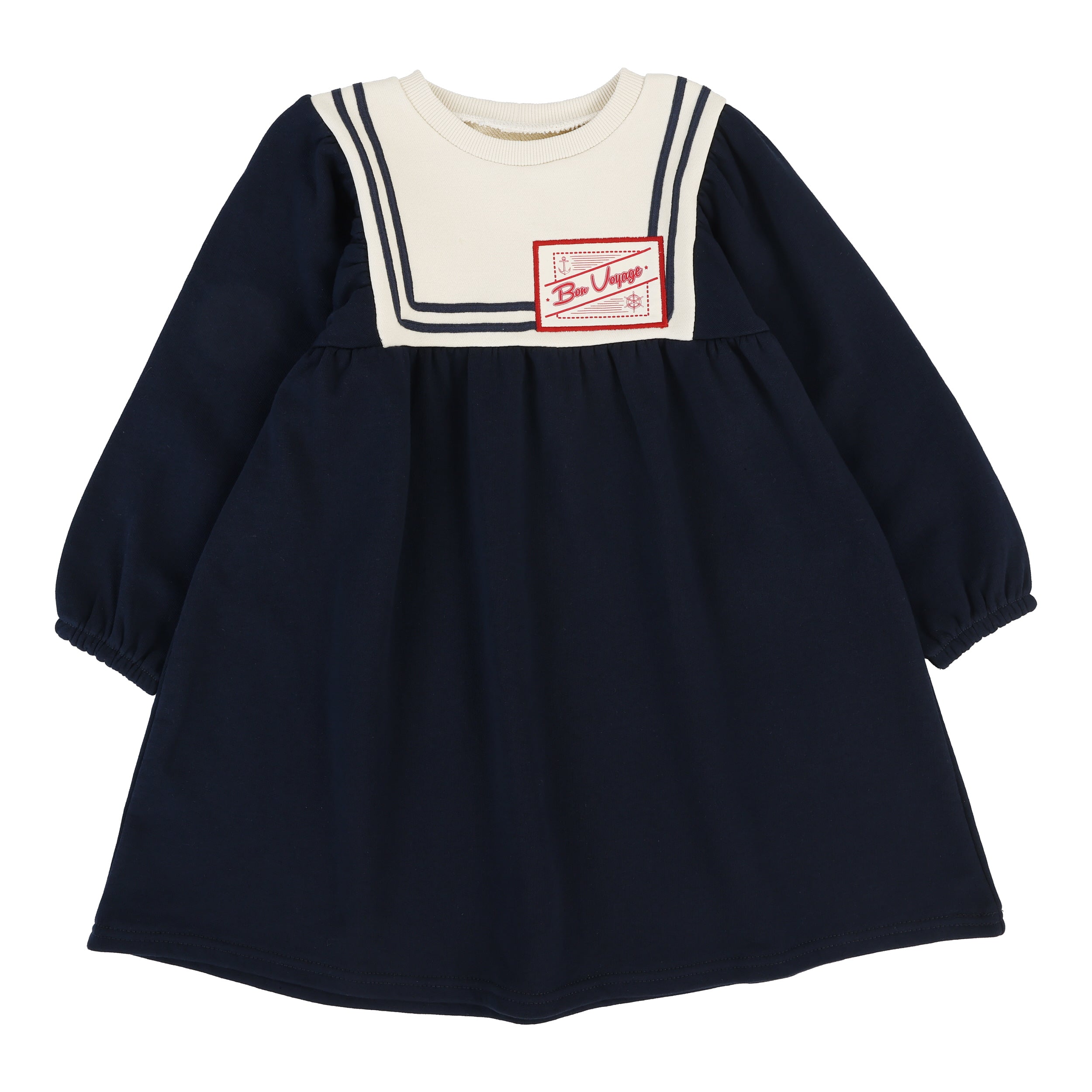 Analogie By Lil Legs Bon Voyage Dress Navy - Main Image