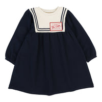 Analogie By Lil Legs Bon Voyage Dress Navy