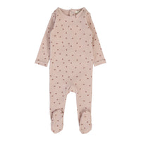 Lil Legs Grandpa Footie Pink Tulip