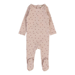 Lil Legs Grandpa Footie Pink Tulip