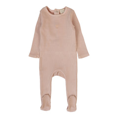 Analogie By Lil Legs Wash Footie Dusty Pink