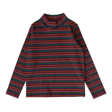 Lil Legs Printed Mocknecks Multi Stripe