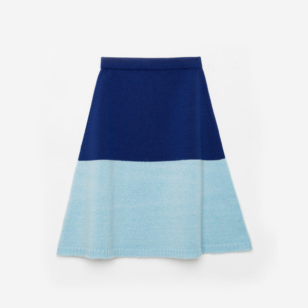 Weekend House Kids Blue Boucle Skirt