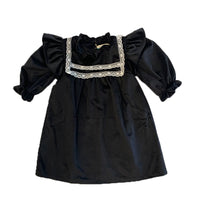 Nueces Black Velvet Lace Dress