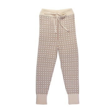 KNIT Mauve Small Printed Leggings