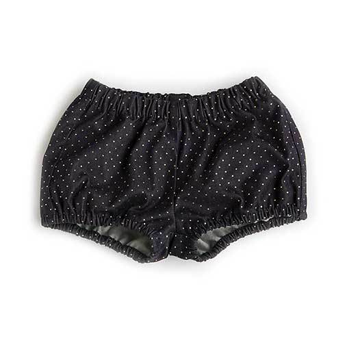 Gold Dot Denim Bloomer