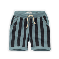 Sproet & Sprout Light petrol Shorts painted stripe