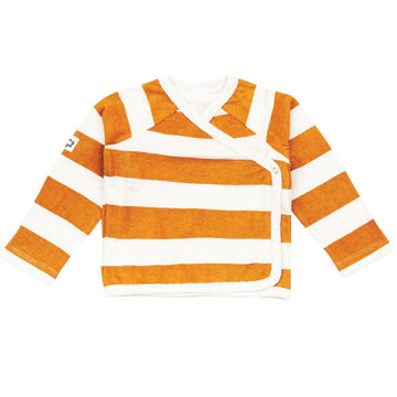 Mustard Terry Long Sleeve Wrap T-Shirt