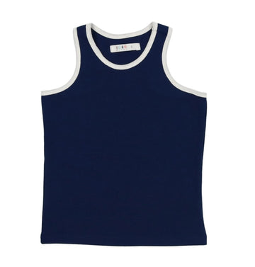 Coco Blanc Navy/White Baby Tank