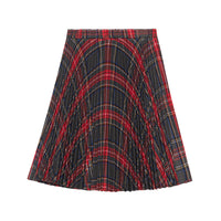 Christina Rohde 24 Grey/Red Plaid Skirt #2201