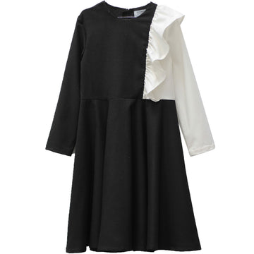 Motoreta Black & White Alice Dress