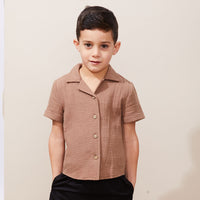 Lilou Taupe Parker Top