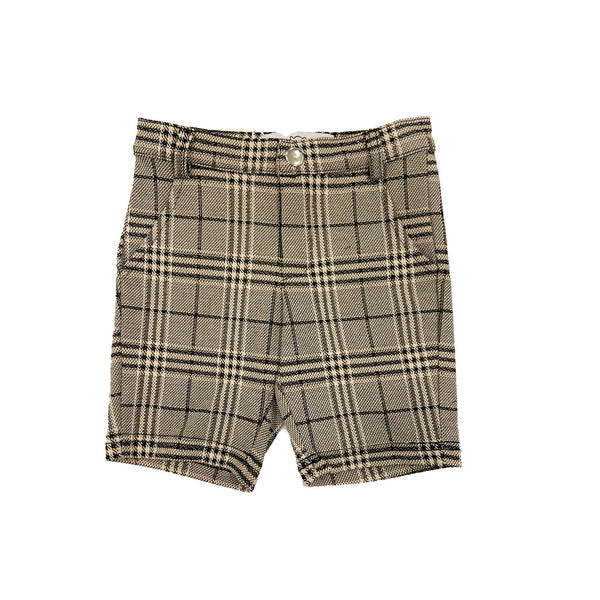 Panther Brown Plaid Shorts