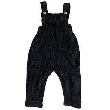 Nueces Black Long Braid Jumpsuit